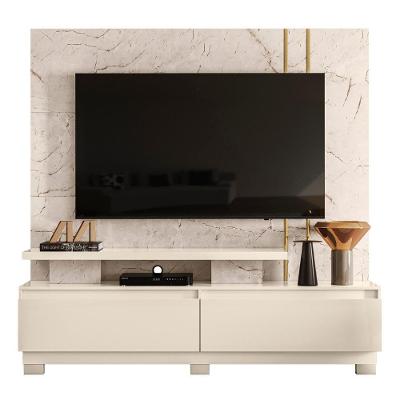 Estante Painel Para Tv 75 Pol 183cm Luara Z10 Off-calacata - Mpozenato