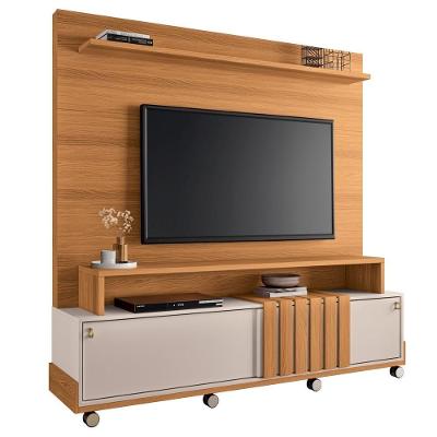 Estante Painel Para Tv 65 Pol 180cm 2 Portas Cloe H01 Off White-cinamomo - Mpozenato