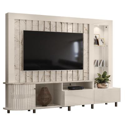 Estante Painel Para Tv 70 Pol 242cm Le Gard Z10 Off-calacata - Mpozenato