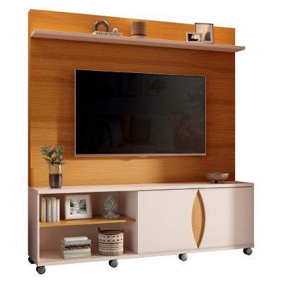 Estante Painel Para Tv 65 Pol 180cm Elux H01 Cinamomo-off - Mpozenato