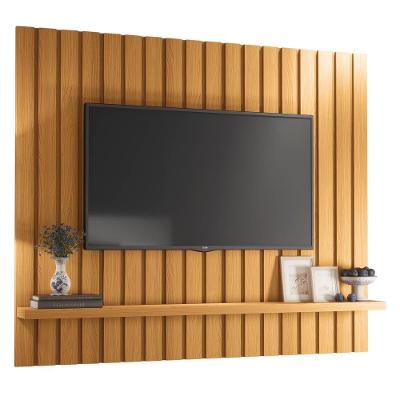 Painel Para Tv Suspenso Ripado 60 Pol. 160cm Like H01 Cinamomo - Mpozenato