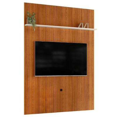 Painel Para Tv 75 Polegadas 179cm Logus Z10 Off-cinamomo - Mpozenato