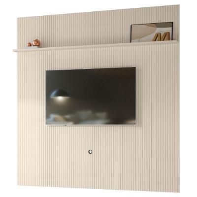 Painel Para Tv 75 Polegadas 238cm André Z10 Off White - Mpozenato