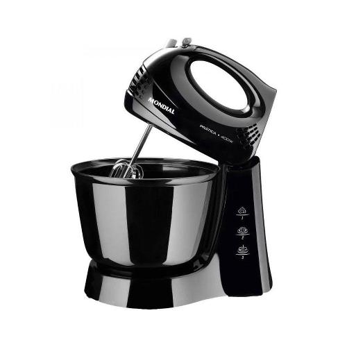 Batedeira Mondial 3 Velocidades 400w B-44 Preto 220v