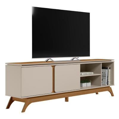 Rack Para Sala De Tv 70 Polegadas 200cm Nice L06 Nature-off - Mpozenato