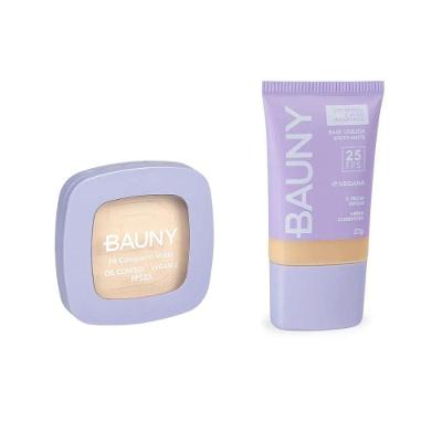 Kit Bauny Pó Compacto Fps25 10g 010 + Base Matte 010 27g