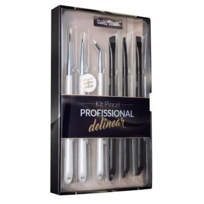 Macrilan Wb700 Kit Pincel Profissional Delinear