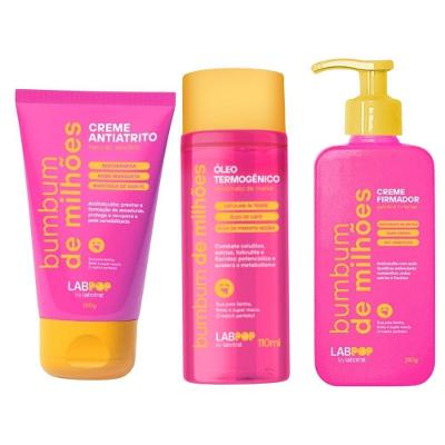 Kit Labotrat Bumbum De Milhões Creme Antiatrito+firmador+óleo