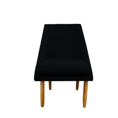 Cadeira Para Sala De Jantar Ana Pés Palito Suede Preto D'classe Decor
