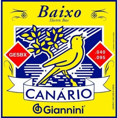 Encordoamento Para Contrabaixo 4 Cordas .040 Giannini Gesbx G