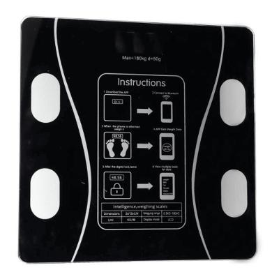 Balanca De Bioimpedancia Digital Western 180kg Com Bluetooth E Aplicativo Preta