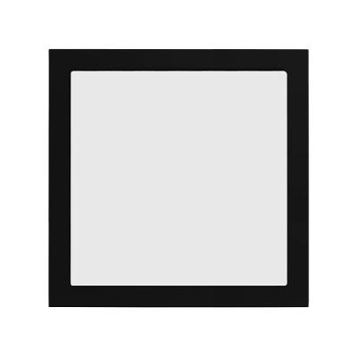 Painel De Led Save Energy Quadrado De Sobrepor 36w Bivolt Jet Black Preto 3000k Luz Amarela