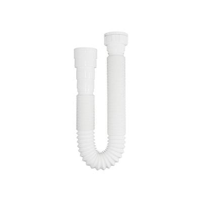 Sifão Sanfonado Extensível Blukit 1,10m Branco Universal 030138