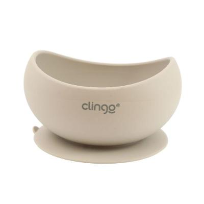 Tigela De Silicone Com Ventosa Fendi Para Bebês Antimicrobiana