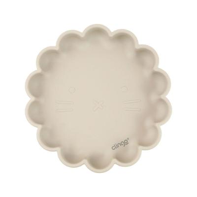 Prato De Silicone Leão Fendi Com Ventosa e Design Seguro