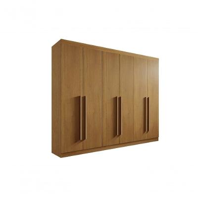 Roupeiro 6 Portas 6 Gavetas Com Pés Da Vinci Plus - D' Doro Cinamomo