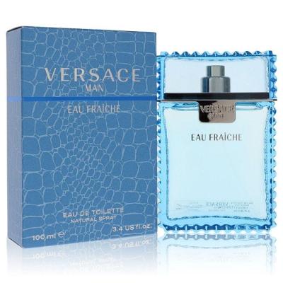 Perfume Masculino Man Blue Versace 100 Ml Fraiche Eau De Toilette