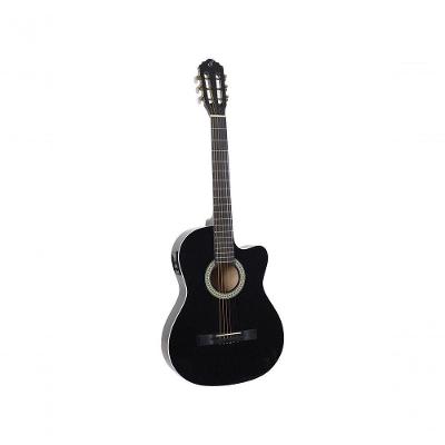 Violão Eletroacústico Flat Aço Sf14 Ceq Bk Preto