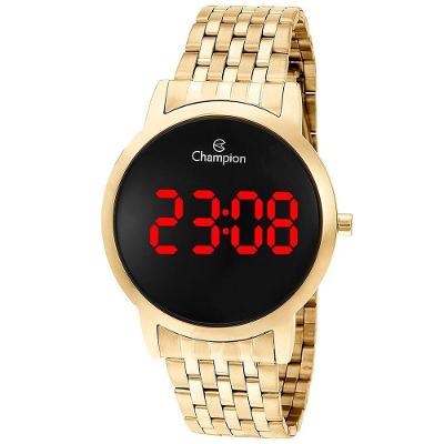 Relógio Champion Feminino Digital Dourado Ch40099h
