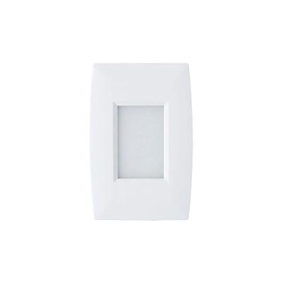 Balizador Taschibra Cine Direct De Embutir Led 2w Bivolt Branco 3000k Luz Amarela 15060108