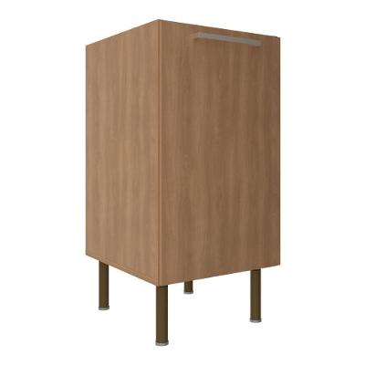 Balcão De Cozinha Com 1 Porta 40cm Multimóveis Cr20422 Freijó