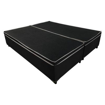 Base Cama Box Bau Articulado Queen 1,98x1,58x0,40 Suede E Preto
