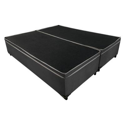 Base Cama Box Bau Articulado Queen 1,98x1,58x0,40 Suede E Cinza