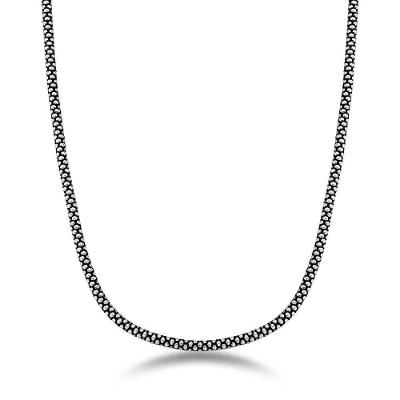 Corrente Pipoca 2,8mm Prata De Bali 925