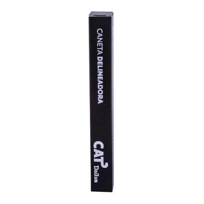 Caneta Delineadora Cat Preto 1ml Dailus Delineado Preciso, Longa Duração e Acabamento Intenso