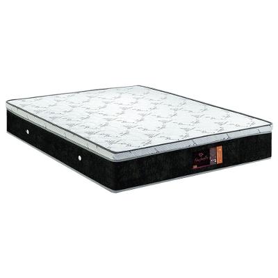 Colchão Queen Confort Flex Molas Ensacadas 1,98x1,58x0,25 Branco E Preto