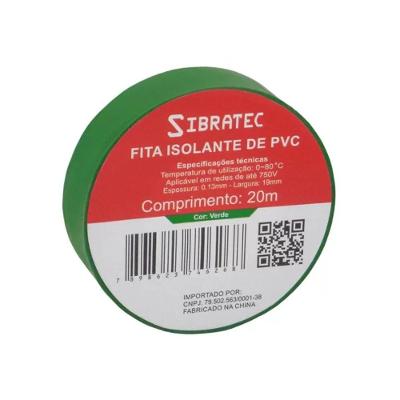 Fita Isolante 19mm X 20m Verde Cca