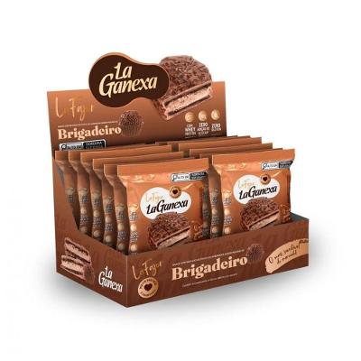 La Fajor La Ganexa Display 12 Un 50g Sabor Brigadeiro