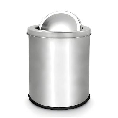 Lixeira Basculante Multiuso Inox 3 Litros - Compacta E Funcional