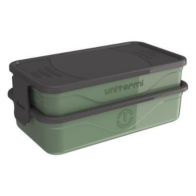 Marmita Fit Califórnia Unitermi 1,3 Litros - Organização E Praticidade verde
