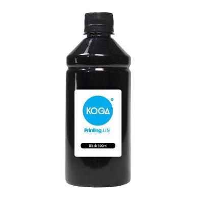 Tinta Universal Para Hp Black 500ml Corante Koga