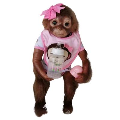 Macaco Reborn Pele De Vinil De Silicone Macio Pelos Implantados A Mão