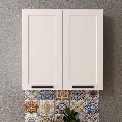 Armário De Cozinha Aéreo Em Mdf Com 2 Portas 80cm Multimóveis Cr20431 Branco