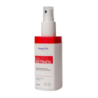 Loção Tônica Com Retinol 120ml Kuanta Vita Tonificação e Renovação Da Pele