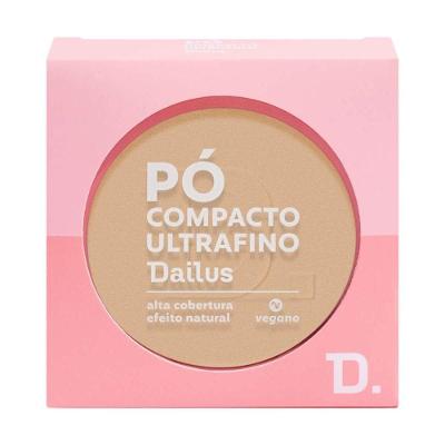 Pó Compacto Ultrafino 9g Dailus Acabamento Suave e Controle De Brilho D3 Claro