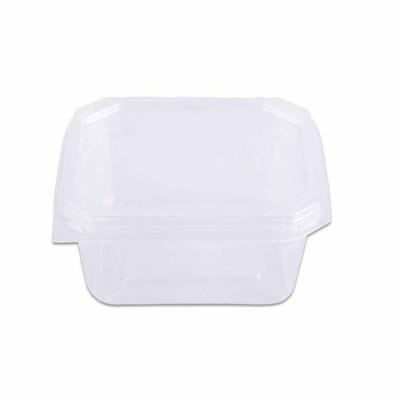 Pote Quadrado 150ml Com Tampa Cristal Com 20 Un