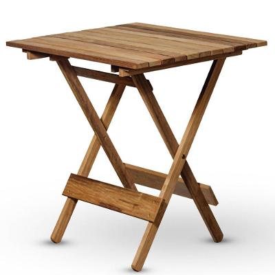 Mesa Dobrável 70x70 Em Madeira Nobre Sem Pintura
