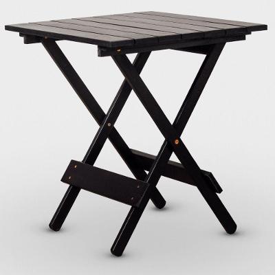 Mesa Dobrável 70x70 Cor Preta