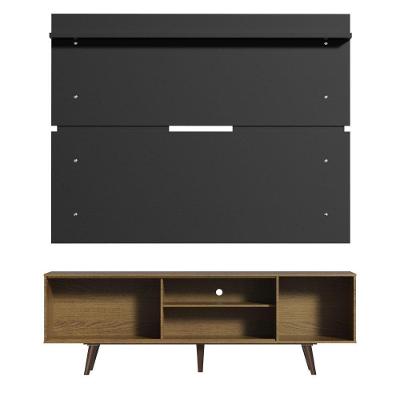 Rack Madesa Dubai e Painel para Tv até 65 Polegadas com Pés