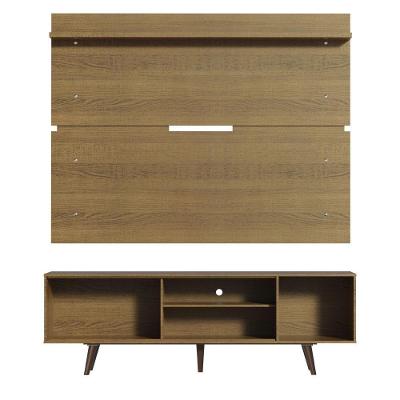 Rack Madesa Dubai e Painel para Tv até 65 Polegadas com Pés