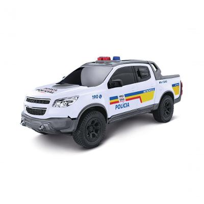 Carrinho Caminhonete Viaturas Pick-up S10 Policia Grande Policia Mg Branca