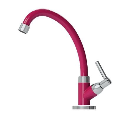 Torneira Abs Rosa Cromada Para Cozinha Bancada