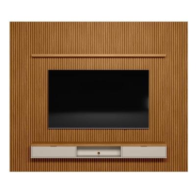 Painel Ripado Decorativo Sala Quarto 141x250cm Prime Plus L06 Nature Fosco - Mpozenato