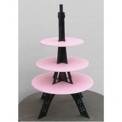 Bandeja-suporte Tipo Torre Para Doces E Bolos Em Mdf