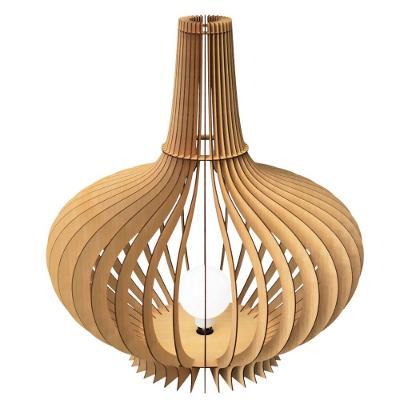 Luminária De Chão Jasmine Mdf Luminária Mdf Cru Tamanho 80x70cm