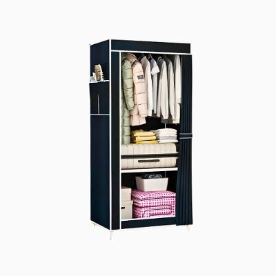 Guarda Roupa Closet Dobrável Organizador - Azul Escuro